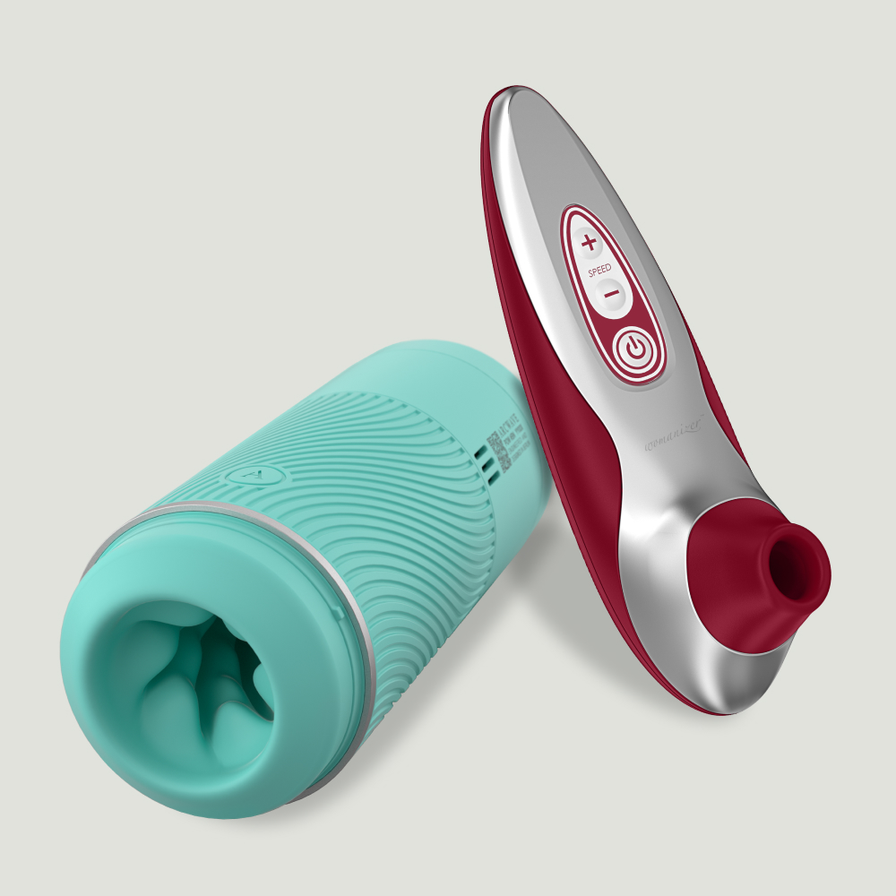 Dream Team Set Arcwave Pow stroker & Womanizer Pro40 clitoral vibrator set