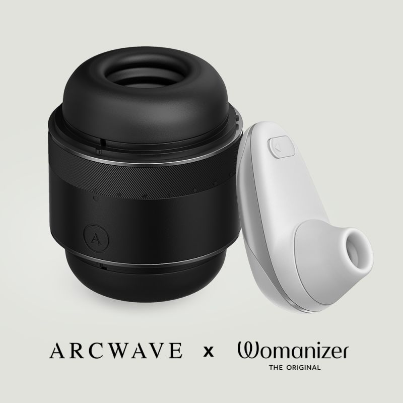 Arcwave Booster Bundle sex toy - Womanizer Starlet Snow clitoral stimulator and Arcwave Voy