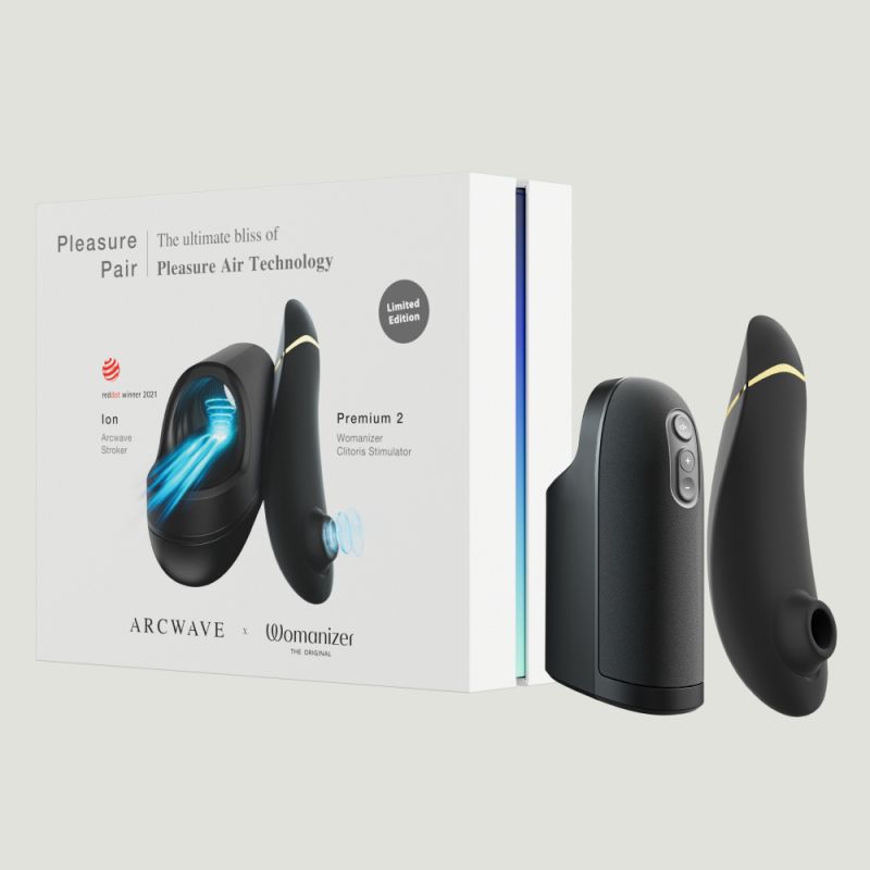 Pleasure Pair Set Noir Le bonheur ultime avec la technologie Pleasure Air