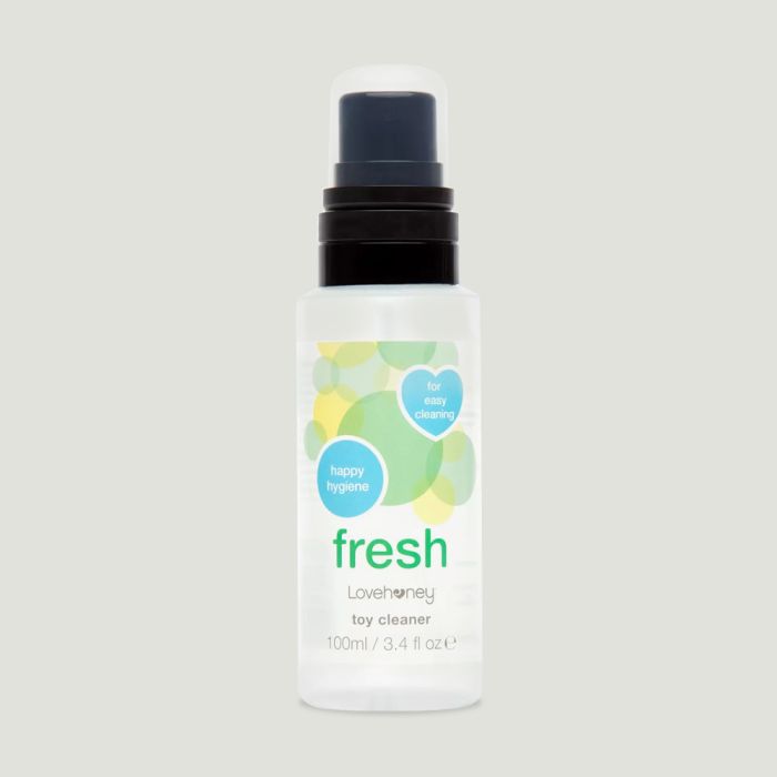 Lovehoney Fresh Toy Cleaner 3.4 fl oz Sex toy cleaning spray to keep toys clean and hygienic