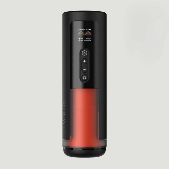 Arcwave Thruster Black Automatic stroking & rotating masturbator for men